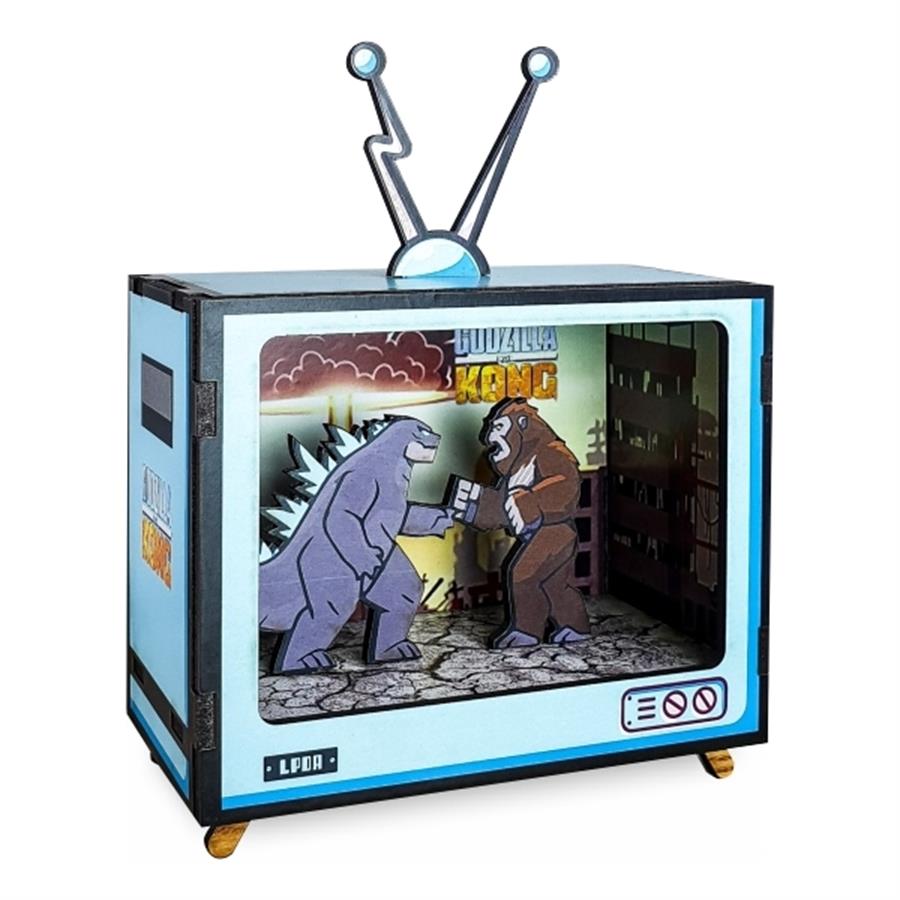TV BOX RETRO GODZILLA VS KONG